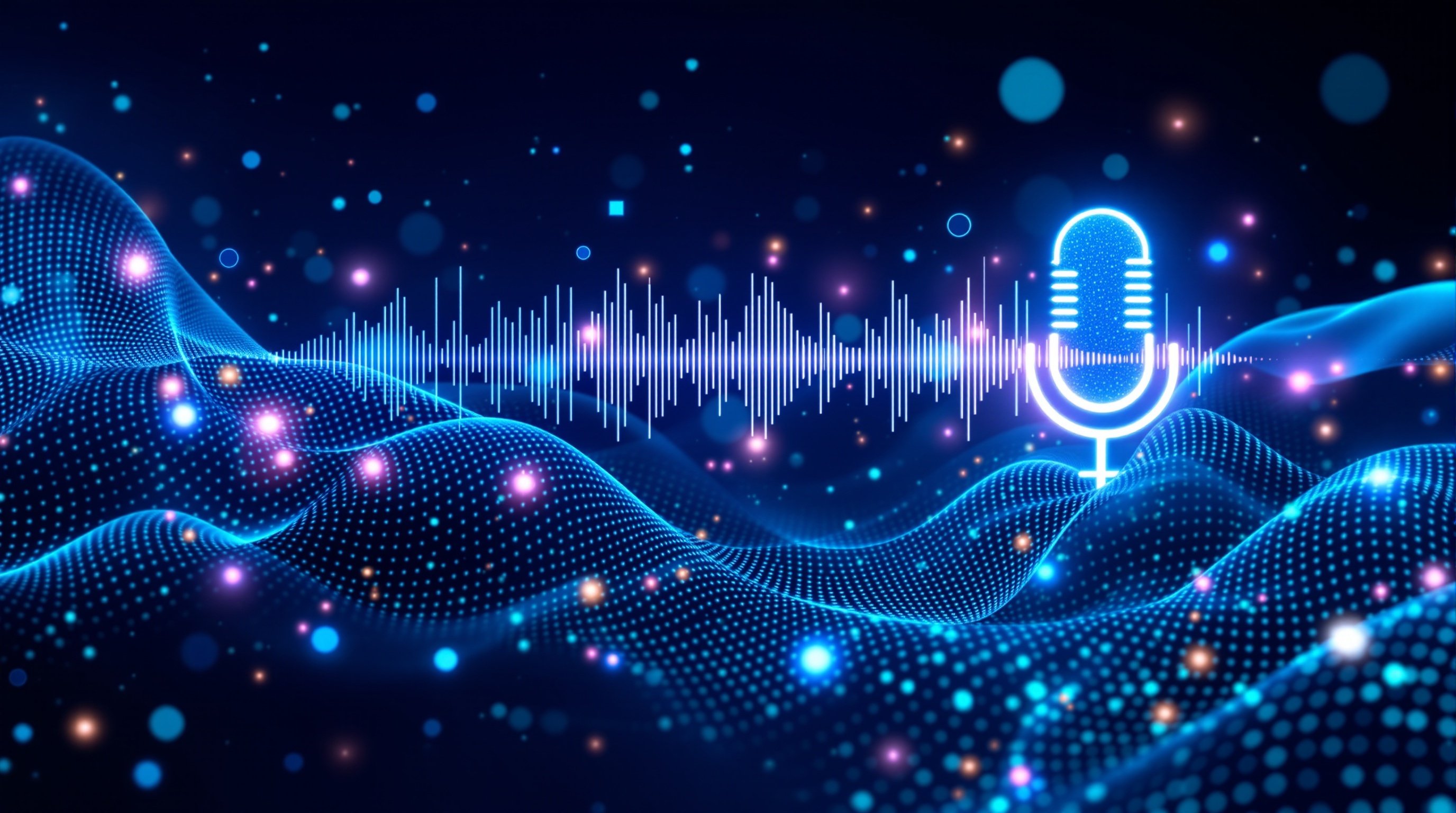 Abstract AI technology visualisation with neural networks